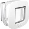 TRIXIE PORTA 4 FUNZIONI PER PORTE IN VETRO 27X26 bianco