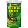 Tropical Green Algae WAFERS 1000ml / 450g - Mangime con spirulina, alghe e Foglie di ketapang per Pesci Che Si nutrono sul Fondo