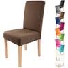 Gräfenstayn Stretch coprisedia Charles - schienali Rotondi e angolari - vestibilità bielastica con Guarnizione Oeko-Tex Standard 100:Fiducia Certificata (Marrone)