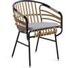 Casamania Raphia Rattan sedia