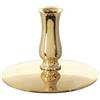 NKlaus 1x portacandele ottone oro candele sottili altare candele rituali candele di cera d'api fino a Ø6,7mm candeliere matrimonio 6731