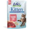 LifeCat Life Cat Natural Bustine Kitten 70 gr - Tonno Cibo umido per gatti