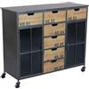 MIlani Home DANI - madia industrial in acciaio e legno