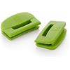 BRA Prior | Set di 2 manici di silicone, misura per piastra 40 cm, Verde