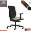 Elleci Office MIRAI Poltroncina operativa schienale mov. Up-down syncro antishock traslatore braccioli TESSUTO MINI class 1 IM
