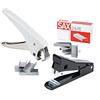 Sax Set pinzatrice SAX, pinzatrice Frog 400, 1000 pz. 24/6 graffette zincate, Skre-Click Enthefter, estremamente resistente, metallo di alta qualità, innovativo dispositivo di rimozione delle graffette