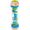 Hape Cascata di Perline - Blu | Mini Bastone Della Pioggia Musicale in Legno con Sonaglio per bambini dai 12 mesi in su