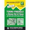 Ist. Geografico Centrale Carta n. 17 Torino, Pinerolo e bassa val di Susa 1:50.000. Carta dei sentieri e dei rifugi