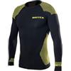 BIOTEX Abbigliamento Abbigliamento Invernale Intimo Biotex Maglia Intima Manica Lunga Hightech Seamless Nero Giallo Fluo