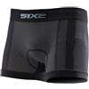 SIXS Abbigliamento Accessori Abbigliamento Sottopantalone Sixs Boxer Carbon Con Fondello Black Carbon