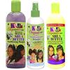 Africa's Best Kids Organic - Set di 3 trattamenti per capelli per bambini, shampoo per la cura dei capelli Ultimate Moisture al burro di karite/balsamo 2 in 1/lozione per capelli idrante e districante