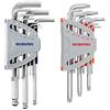 WORKPRO 18 Pezzi Set di Chiavi Esagonali, Chiavi Esagonali a Sfera da 1,5 a 10mm, Chiavi Esagonali Torx, Cr-V, Compatte e Pratiche per Auto e Biciclette
