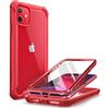 i-Blason Cover iPhone 11 360 Gradi, Custodia iPhone 11 con Protezione per Display Integrata [Serie Ares] Rugged Case per iPhone 11 2019 (Rosso)