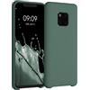 kwmobile Custodia Compatibile con Huawei Mate 20 Pro Cover - Back Case per Smartphone in Silicone TPU - Protezione Gommata - verde militare