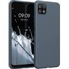 kwmobile Custodia Compatibile con Samsung Galaxy A22 5G Cover - Back Case per Smartphone in Silicone TPU - Protezione Gommata - ardesia scuro