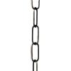 ElekTek Catena a maglie per lampada, accessori di illuminazione a sospensione e lampadari. Maglia di medie dimensioni 38 mm x 15 mm - confezione da 2 m Ottone Antico