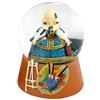 DRW Palla Acqua Menina Miniatura 6,5 cm Altezza (Margherita Blu)