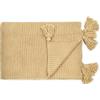 Deco Mex OV19R01332 - Coperta, Copriletti in acrilico, colore: Beige