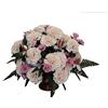 DRW Centro Fiori Cementerio Santos Rotondo Tonos Beige e Malva 35x35x35 cm