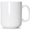 Smilatte Tazza da caffè grande 20 OZ, tazza Smilatte M016 in ceramica con manico per papà, bianco