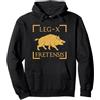 SPQR Roma Caput Mundi Italian Pride Appa Legio X Fretensis Legione Militare Cinghiale Felpa con Cappuccio