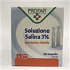 PROFAR SOLUZIONE IPERTONICA 3% 5 ML 20 PEZZI