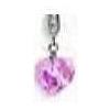 Sanico BJT722 ORECCHINI ROSA HEART STAINLESS STEEL