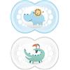 MAM Baby MAM ORIGINAL 6+ SILICONE MASCHIO 2 PEZZI