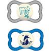 MAM Baby MAM AIR NIGHT SUCCHIETTO 6+ MESI SILICONE MASCHIO 2 PEZZI