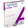 Convatec MEDICAZIONE STERILE IN SCHIUMA DI POLIURETANO IDROCELLULARE AQUACEL AG FOAM NON ADESIVA 20X20 CM 5 PEZZI