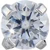 MEDICAL JEWELS TIFFANY CUBICO 3MM CRISTALLO