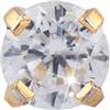 Medical Jewels TIFFANY ORO CUBICO 2MM CRISTAL