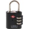 Burg-Wächter 77/30 Serratura a Combinazione di Sicurezza, Spessore 3,5 mm, 3 rulli numerici TSA 77 30 SB, Multi, Taglia unica