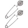 Xinlie Tea Infusore Acciaio Inox Infusore tè Filtro di 2 PCS, Colino da tè per Gli Amanti del tè Accessori per Cerimonia del Teiera, Scolapasta Adatti per Ogni tè Sfuso, alle Foglie di tè(2 Pezzi)