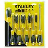 STANLEY STHT0-60211 Cacciavite Essential, 3 x Std - 2 x Parall - 3 x Ph - 2 x Pozi, Set di 10 pz