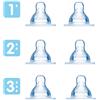 MAM Set di 6 tettarelle in seta, dalla nascita, misura 1-3, 0+ mesi, set da 6