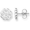 Thomas Sabo Orecchini a Bottone da Donna Glam And Soul in Argento Sterling 925 H1881-051-14