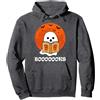 Booooooks Funny Halloween Tshirt by T&T Booooooks Shirt Boo Read Books Halloween Felpa con Cappuccio