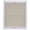 sunlines SunL Ines Plissettata Made in Germany, Oscurante, Klemmfix Bianco Schiene, 80 X 220, Tessuto, Crema, 80 x 2.3 x 220 cm