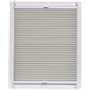 sunlines SunL Ines Plissettata Made in Germany, Luce del Giorno, Klemmfix Bianco Schiene, 70 X 150, Tessuto, Grigio, 70 x 2.3 x 150 cm