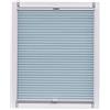 sunlines SunL Ines Plissettata Made in Germany, Luce del Giorno, Klemmfix Argento Grigio Schiene, 50 X 150, Tessuto, Blu, 50 x 2.3 x 150 cm