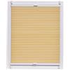 sunlines SunL Ines Plissettata Made in Germany, Luce del Giorno, Klemmfix Bianco Schiene, 120 X 150, Tessuto, Albicocca, 120 x 2.3 x 150 cm