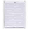 sunlines SunL Ines Plissettata Made in Germany, Luce del Giorno, Klemmfix Schiene, 65 X 150, Tessuto, Bianco, 65 x 2.3 x 150 cm