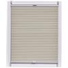 sunlines SunL Ines Plissettata Made in Germany, Oscurante, Klemmfix Argento Grigio Schiene, 75 X 150, Tessuto, Crema, 75 x 2.3 x 150 cm