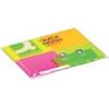 Q-CONNECT Foglietti riposizionabili Q-Connect 70 g/m² assortiti neon 38x51 mm 4 blocchetti da 50 ff - KF10510