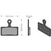 MANDELLI Accessori Freni Pastiglie Freni Corsa Mandelli Pastiglie Freno Organiche Shimano Xtr / Xt / Slx / Br / Alfine / Deore / Fsa / Rever