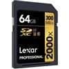 Lexar Professional 2000x SDHC/ SDXC Schede UHS-II 64GB