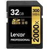 Lexar Professional 2000x SDHC/ SDXC Schede UHS-II 32GB