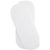 Clair de Lune Moses Basket Cotton Jersey Fitted Sheets (Pack of 2, White)