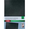 SIGEL SM110 Cartellina portamenù con rilegatura ad elastico, nero, per A4, senza stampa